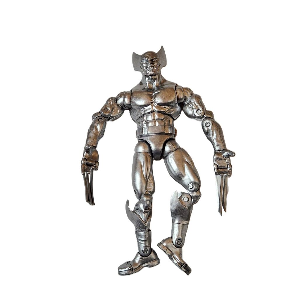 Marvel Wolverine Metallic Silver Variant Action Figure – Loose (2006 Hasbro)